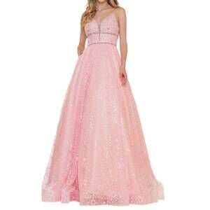 NEW COLORS DRESS whitney maxi dress in pink